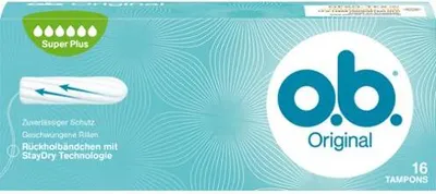 Produktbild von (O.b., Original Super Plus Tampons, 16 Stück