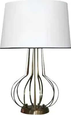 Immagine prodotto di Lampada da tavolo Lampada da tavolo Lampade Lampada da tavolo in metallo bianco