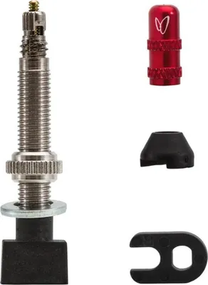 Produktbild von Effetto Mariposa Caffelatex Tubeless-Ventile 40mm silber 2St.