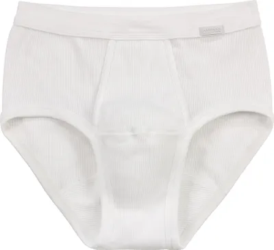Produktbild von AMMANN Slip mit Eingriff Doppelripp Unterhose – Größe 6 weiß