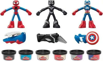 Produktbild von Play-Doh Marvel G03335L0, Aktion/Abenteuer, 4 Jahr(e), Mehrfarbig