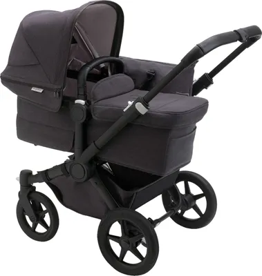 Produktbild von Bugaboo Donkey 5 Mono Mineral Kinderwagen 2-in-1 Black / Washed Black