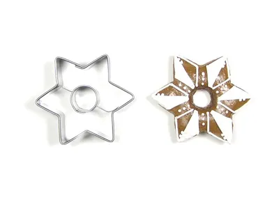 Immagine prodotto di Stella piccola con centro 49x42 mm