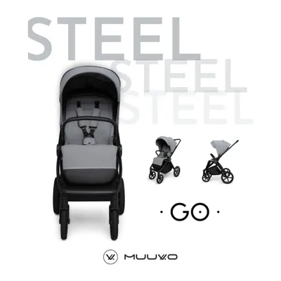 Produktbild von Muuvo GO Kinderwagen, Stahlrahmen