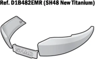 Produktbild von SP 1062321 SHAD SH48 Ersatzrahmen titan  passend fuer