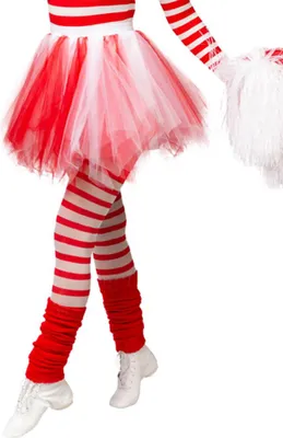 Produktbild von Tüllrock Tutu voluminös rot weiß S/M