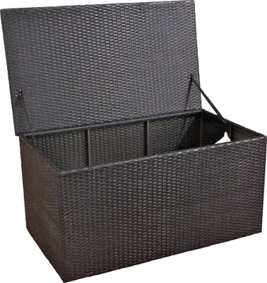 Produktbild von CLP Polyrattan Auflagenbox,schwarz L