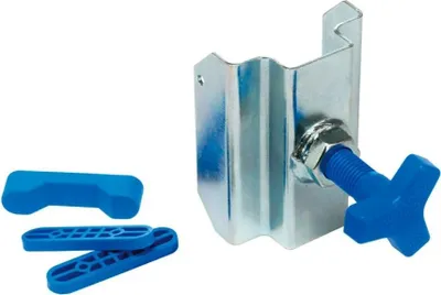 Immagine prodotto di arresto del pezzo con bullone a stella argento/blu