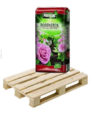 Produktbild von Plantop Rosenerde 45l, NPK-gedüngt für 6-8 Wochen Nährstoffversorgung, mit speicheraktivem Naturton