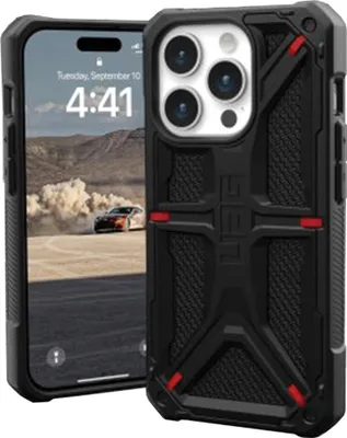 Zdjęcie produktu dla Uag Monarch - Obudowa Ochronna Do Iphone 15 Pro (Kevlar Black)