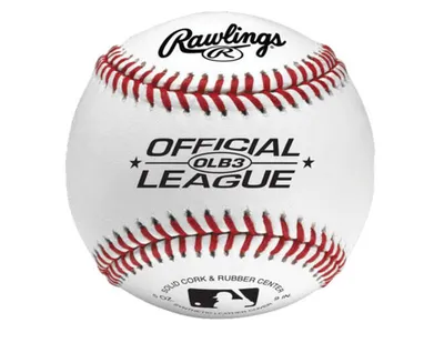 Produktbild von Rawlings OLB3 Offizieller Liga-Trainingsball mit Kunstlederbezug | Baseball in offizieller Größe und mit offiziellem Gewicht
