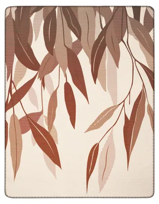 Produktbild von Biederlack Wohndecke Ember Leaves Größe 150 x 200