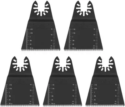 Imagen del producto de Juego de herramientas multifunción de acero al carbono, de 5 piezas, con movimiento oscilante