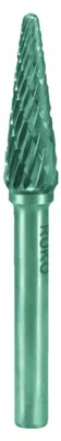 Obrázek produktu pro RUKO 116232 Burr Carbide metal Cone 3 mm Working length 14 mm Shank diameter 3 mm