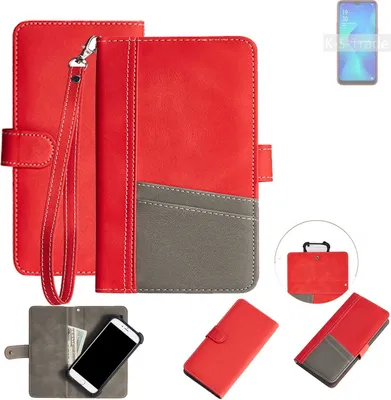 Produktbild von K-S-Trade Handy Schutzhülle für Oppo A1k Hülle Portemonnee Brieftasche Klapphülle Kartenfächer Flip Wallet Case Etui