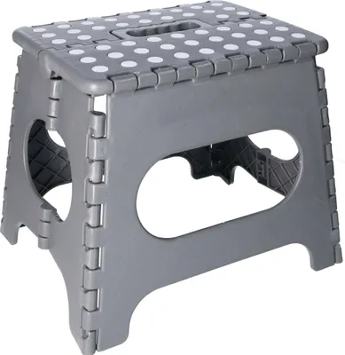 Produktbild von 5Five Kuchenhocker/Trittschemel - klappbar - grau - 27 x 33 cm