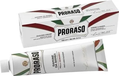 Image de Savon de ras au tube Blanc 150 ml - Proraso rasage