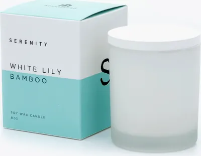 Produktbild von Serenity Duftkerze White Lily Bamboo
