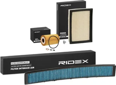Produktbild von RIDEX Filterset Inspektionspaket Filtersatz für BMW 3 Limousine (E46) 3 Touring (E46) 3 Coupe (E46)