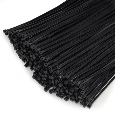 Imagen del producto de Conjunto de bridas para cables Hosuni, color , resistentes a los rayos UV. Bridas de nylon de diferentes tamaños para la gestión de cables, jardinería, uso doméstico y talleres (150 mm x 2,5 mm, 1000 unidades)