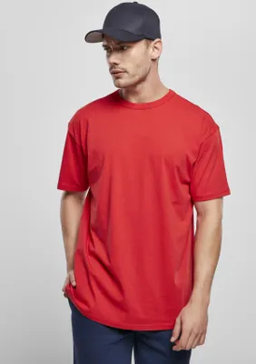 Image de Urban Classics TB3085 | Organic Basic Tee T-shirt Homme - Couleur : cityred - Taille : 5XL