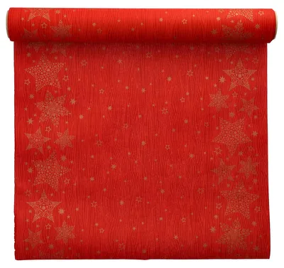 Zdjęcie produktu dla PAPSTAR 88657 PAPSTAR bieżnik na stół Christmas Shine 88657 czerwony 40,0 cm x 3,0 m