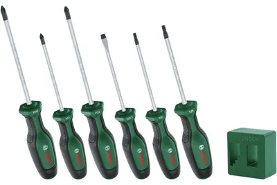 Image de Bosch DIY Tournevis+Magnétiseur Set,6x - 1600A02W7L