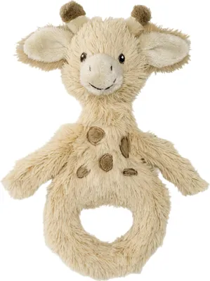 Obrázok produktu pre Happy Horse hrkálka žirafa Gus plyšová detská hračka béžová 18 cm