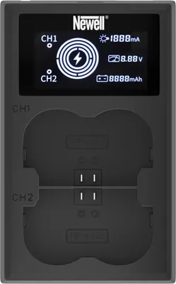 Produktbild von Newell FDL-USB-C Zweikanal-Ladegerät für NP-W235 Akkus