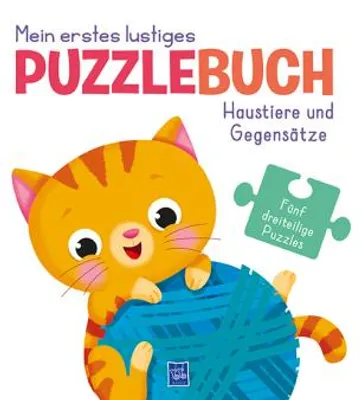 Produktbild von Mein erstes lustige Puzzlebuch - Haustiere und Gegensätze