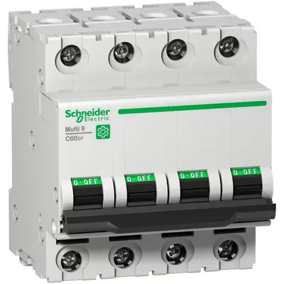 Immagine prodotto di Schneider Electric Multi 9 Interruttore LS OEM C60SP a 4 poli, 45 A, classe B, 5 kA, 480Y/277 V, UL1077, M9F21445