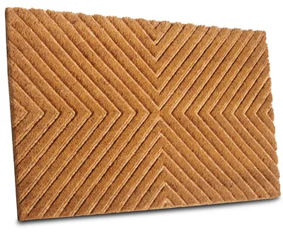 Produktbild von NYVI Fußmatte Kokos - Rutschfest, Wetterfest, für Innen und Außen - Schmutzfangmatte Kokosmatte - 45x75 cm Rechteckig - Kokos