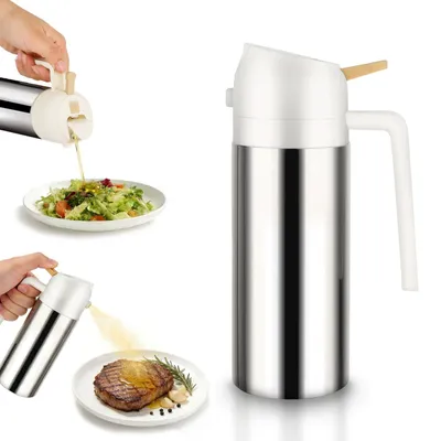 Image de Flacon pulvérisateur 2-en-1 pour huile d'olive, 500 ml