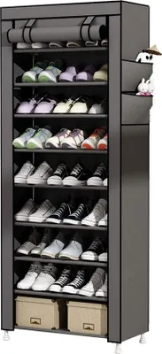 Produktbild von Famanu Schuhschrank 10-lagig - für 27 Paar Schuhe, grau