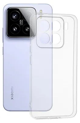 Obrázek produktu pro Techsuit Průhledný silikonový zadní kryt pro Xiaomi 15 - Transparentní