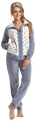 Produktbild von LEVERIE Damen Hausanzug / Trainingsanzug, M (38), grau
