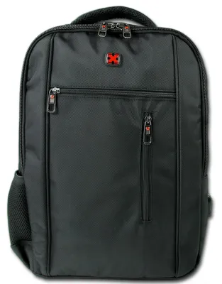Produktbild von Travel N Meet Laptoprucksack, Rucksack schwarz Herren mit USB Ladekabel D3ORD4221S