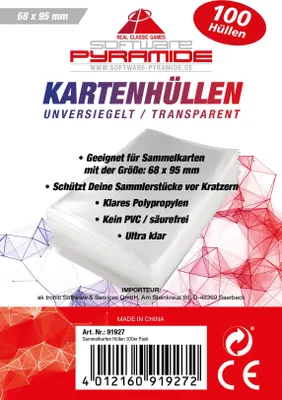 Produktbild von Software Pyramide Sammelkarten Hüllen 100er Pack