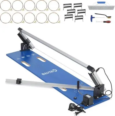 Productafbeelding van Elektrische isolatiemateriaal- en modelbouwsnijmachine met 200 watt - snijlengte 1300 mm - geschikt voor isolatieplaten en modelbouw
