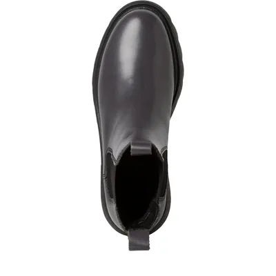 Produktbild von Tamaris Damen Stiefelette Leder Chelsea Boot derbe gezackte Sohle 1-25802-41, Größe:37 EU, Farbe:Grau