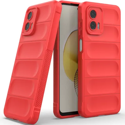 Image de Etui pour Motorola Moto G73 Soft TPU Silicone Shockproof Protective Case Rouge