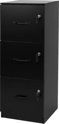 Produktbild von Hängeregistraturschrank, 3 Schubladen, abschließbar, kompakt