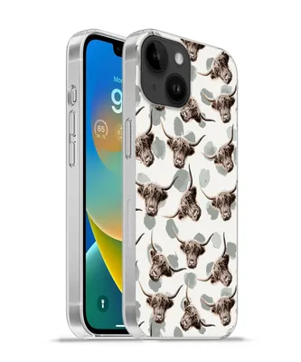 Produktbild von MuchoWow® Handyhülle Schutzhülle Hülle für Apple iPhone 14 - Softcase Kuh - Schottischer Highlander - Tiere Silikon Softcase Handy Hülle - Mobiltelefonhülle