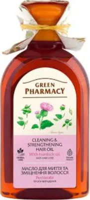 Produktbild von Green Pharmacy Haarwaschöl Stärkung mit Klettenwurzelöl gegen Haarausfall 250ml