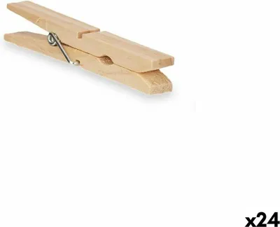 Obrázek produktu pro Sada dřevěných kolíčků na oblečení 24 kusů (24 kusů)