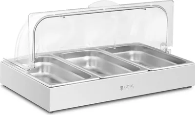 Produktbild von Royal Catering Buffetvitrine - 3 x 2,6 L -  - 535 x 335 x 250 mm