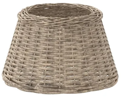 Image de vidaXL Abat-jour Marron Ø45x28 cm osier
