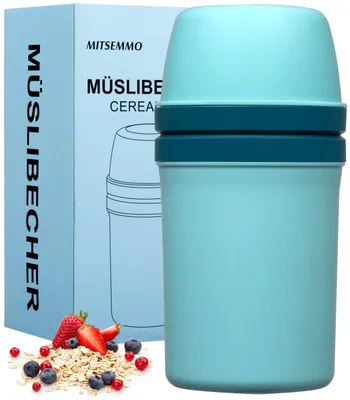 Productafbeelding van Yoghurt en Muesli Beker voor On-the-Go