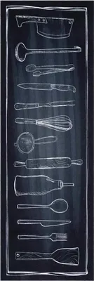 Productafbeelding van vidaXL Keukenmat, zwart, 180 x 60 cm, fluweel