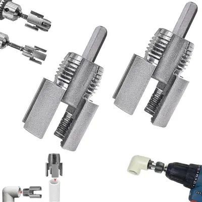 Produktbild von Rohrgewindeschneidwerkzeug, integriertes Innen- und Außengewindeschneidwerkzeug, kompatibles PVC-Rohrgewindeschneidset